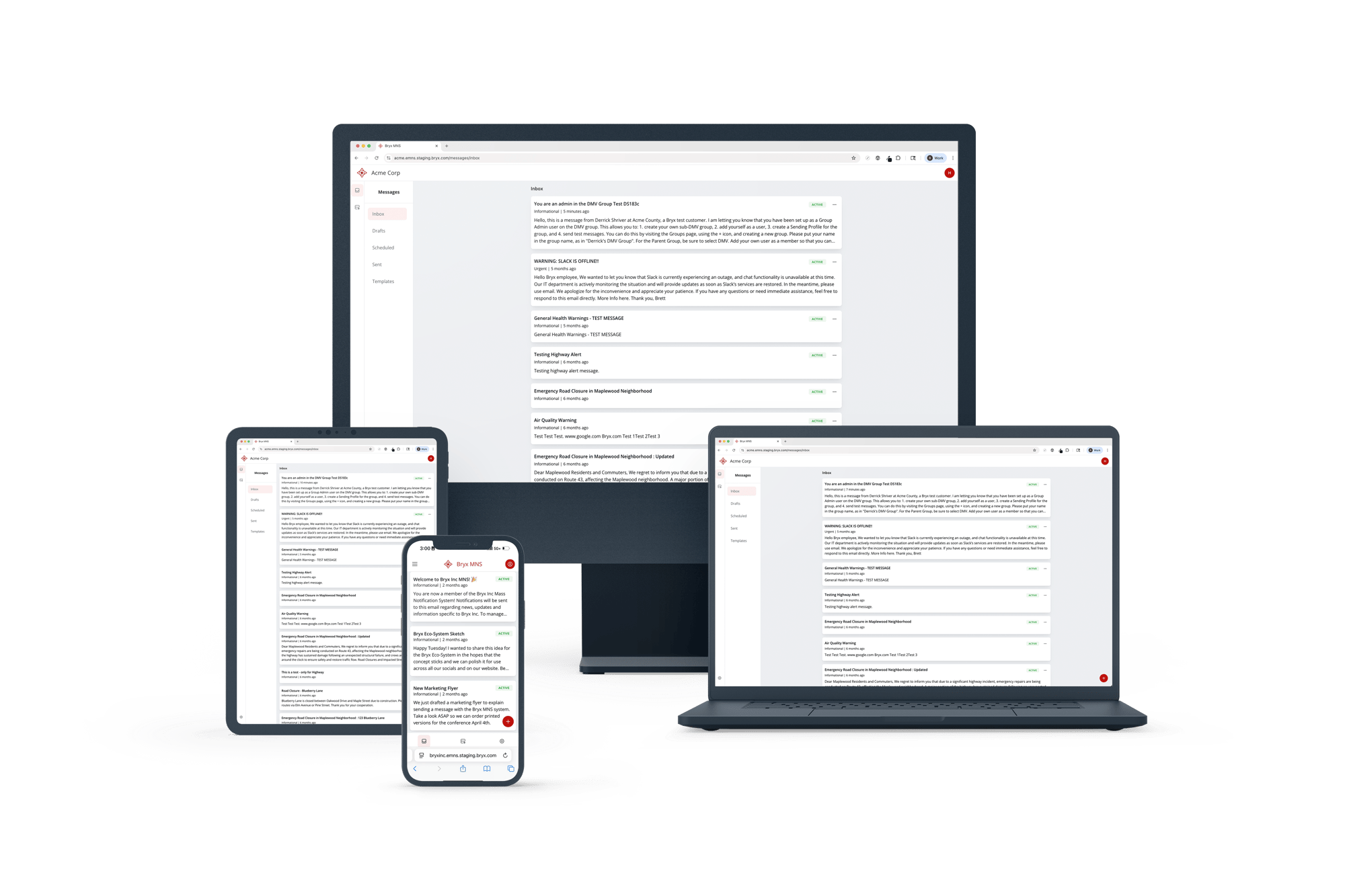 Device mockups