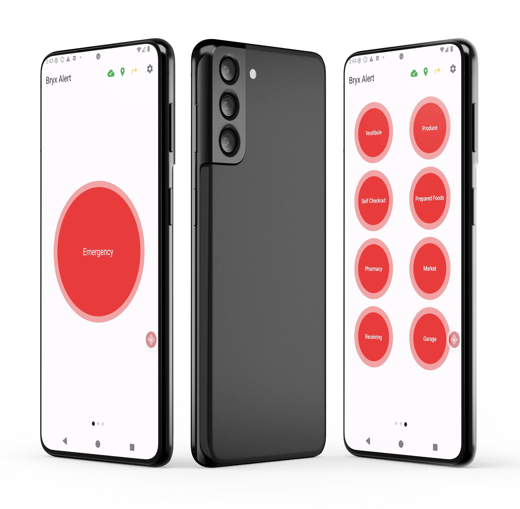 Mobile Panic Button mockup 1 Mobile Panic Button mockup 1