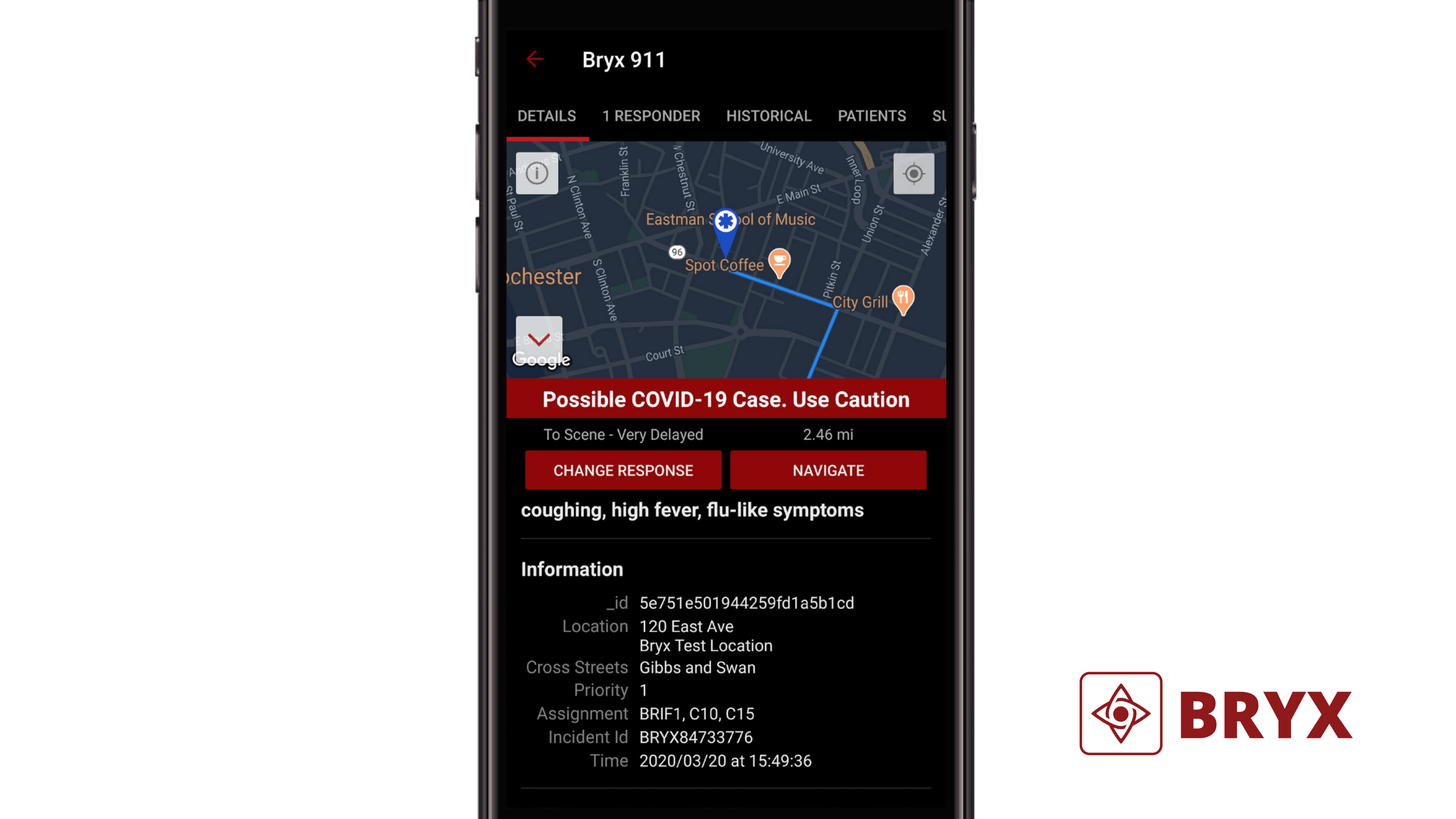 Bryx Launches COVID-19 Critical Warning Banner within its Bryx 911 Mobile App