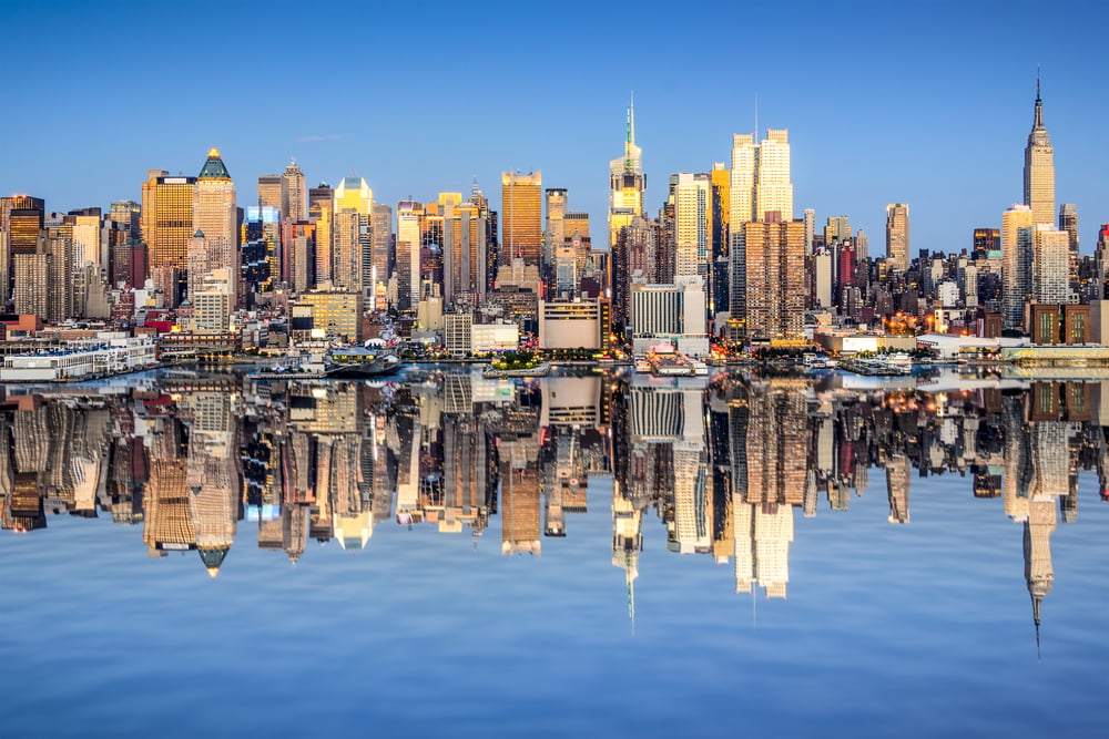New York City, USA city skyline of Midtown Manhattan. New York City, USA city skyline of Midtown Manhattan.